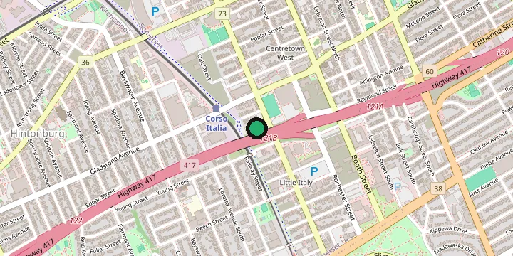 Map of the area around Preston Event Centre