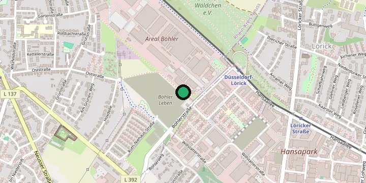 Mapa de la zona de Areal Böhler